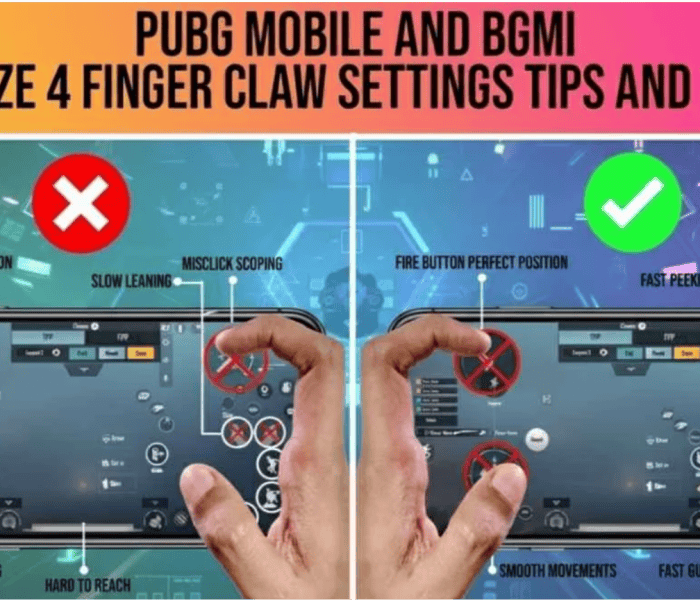 BGMI 4-Finger Claw Setup 2026: Best Layout Codes
