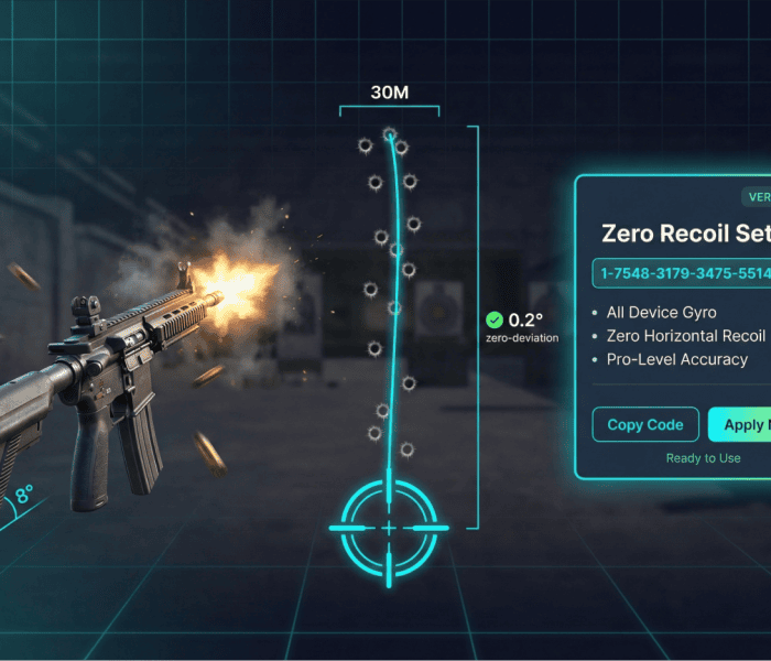 BGMI Zero Recoil Sensitivity 2026: Massive Game Enhancer Tips