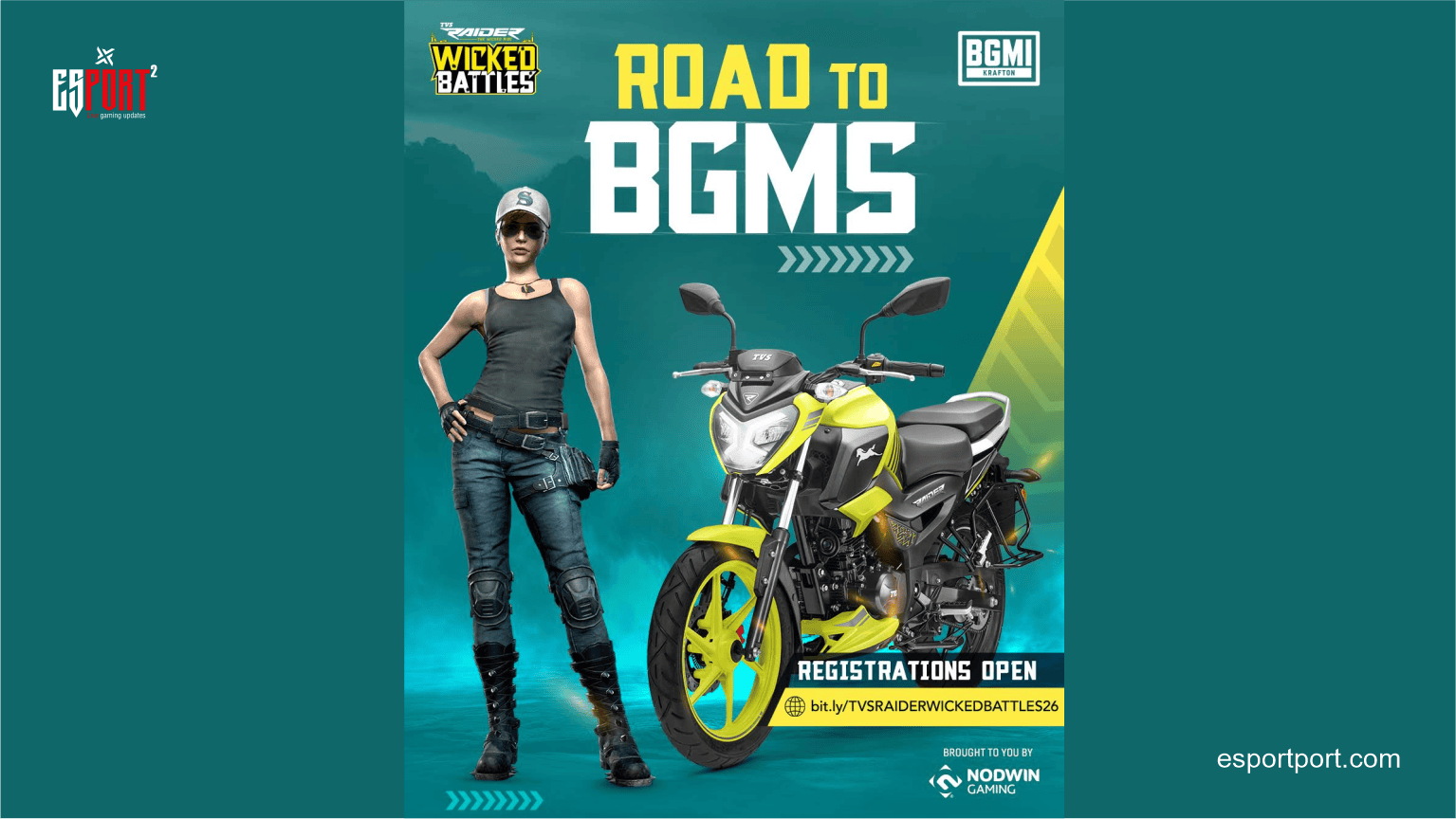 BGMS Season 5 Registrations: Join the TVS Raider Wicked Battle