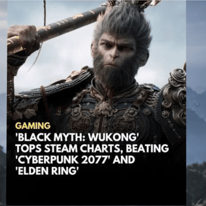 Black Myth: Wukong Shatters Steam Records, Beats CS2