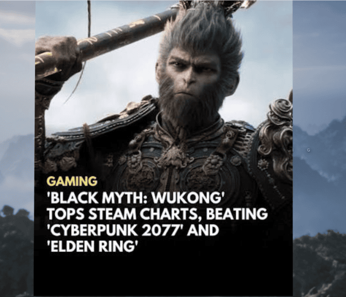 Black Myth: Wukong Shatters Steam Records, Beats CS2