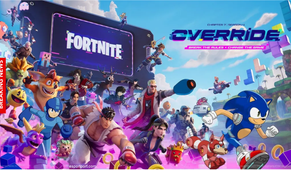 Fortnite Chapter 7 Season 4 'Override' Launched: Sonic & Mega Man