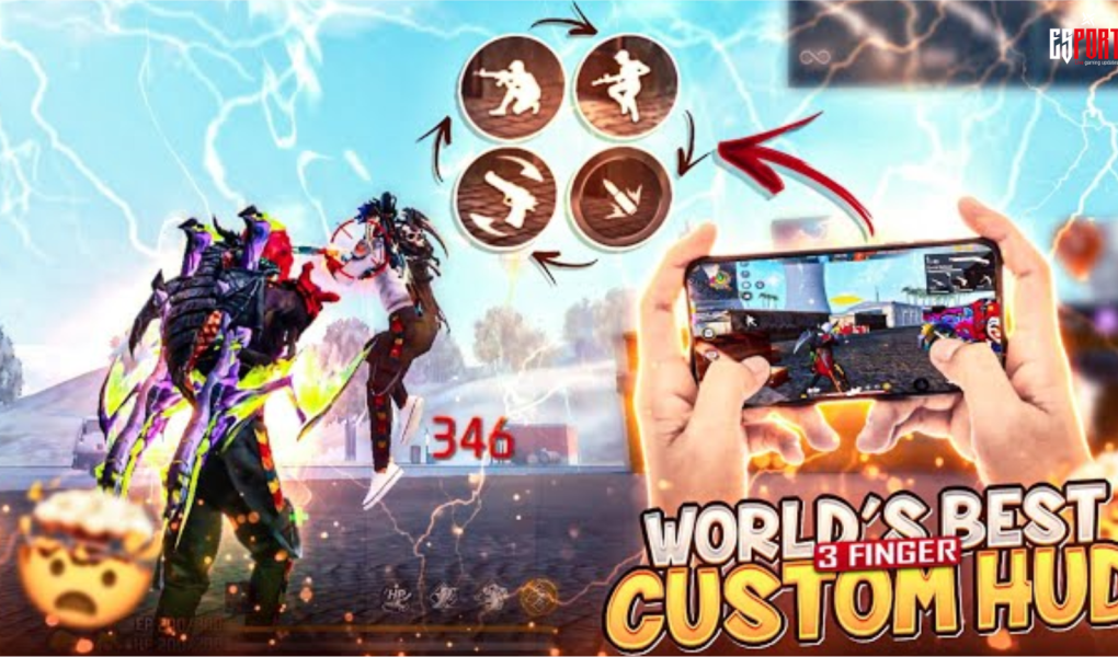 Free Fire MAX 3 Finger Custom HUD 2026: Pro Settings