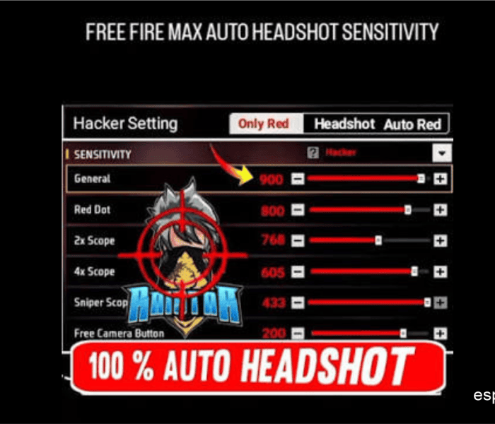 Free Fire MAX Auto-Headshot Settings 2026: Pro Sensitivity Guide