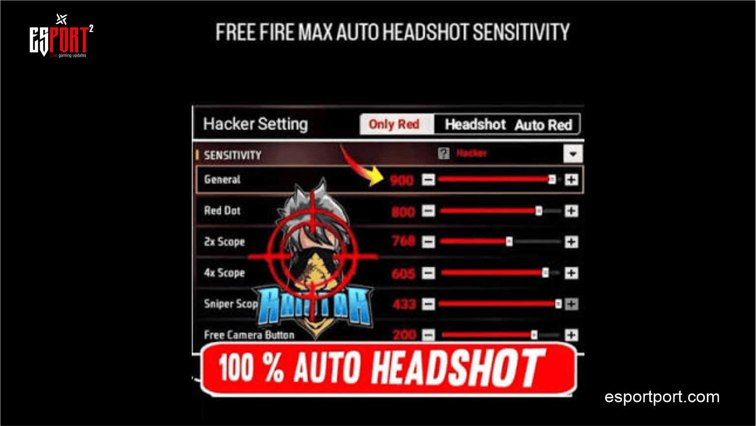 Free Fire MAX Auto-Headshot Settings 2026: Pro Sensitivity Guide