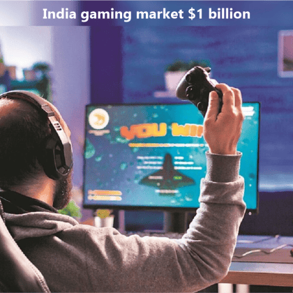 India Gaming Market Hits $1 Billion: Business Report