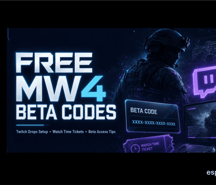 How to Get MW4 Beta Free Codes: Twitch Drops & Giveaways