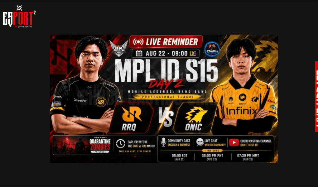 RRQ vs ONIC live score, MPL ID Season 18 live, who won RRQ vs ONIC today, Royal Derby MLBB live, ONIC Esports MVP, Mobile Legends live tournament