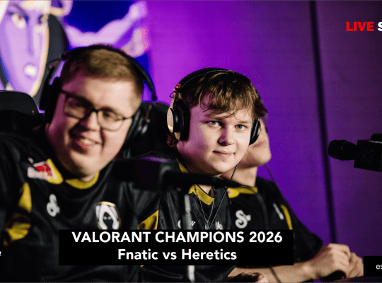 Valorant Champions 2026 Live Score: Fnatic vs Heretics