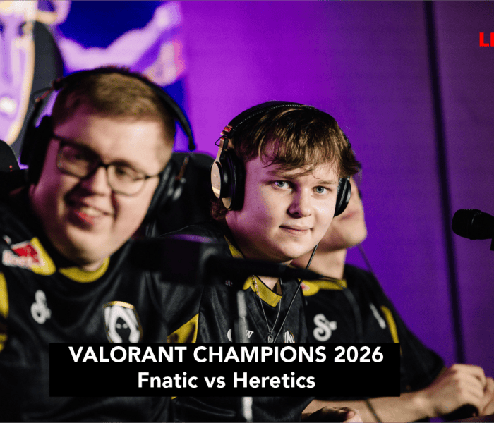 Valorant Champions 2026 Live Score: Fnatic vs Heretics