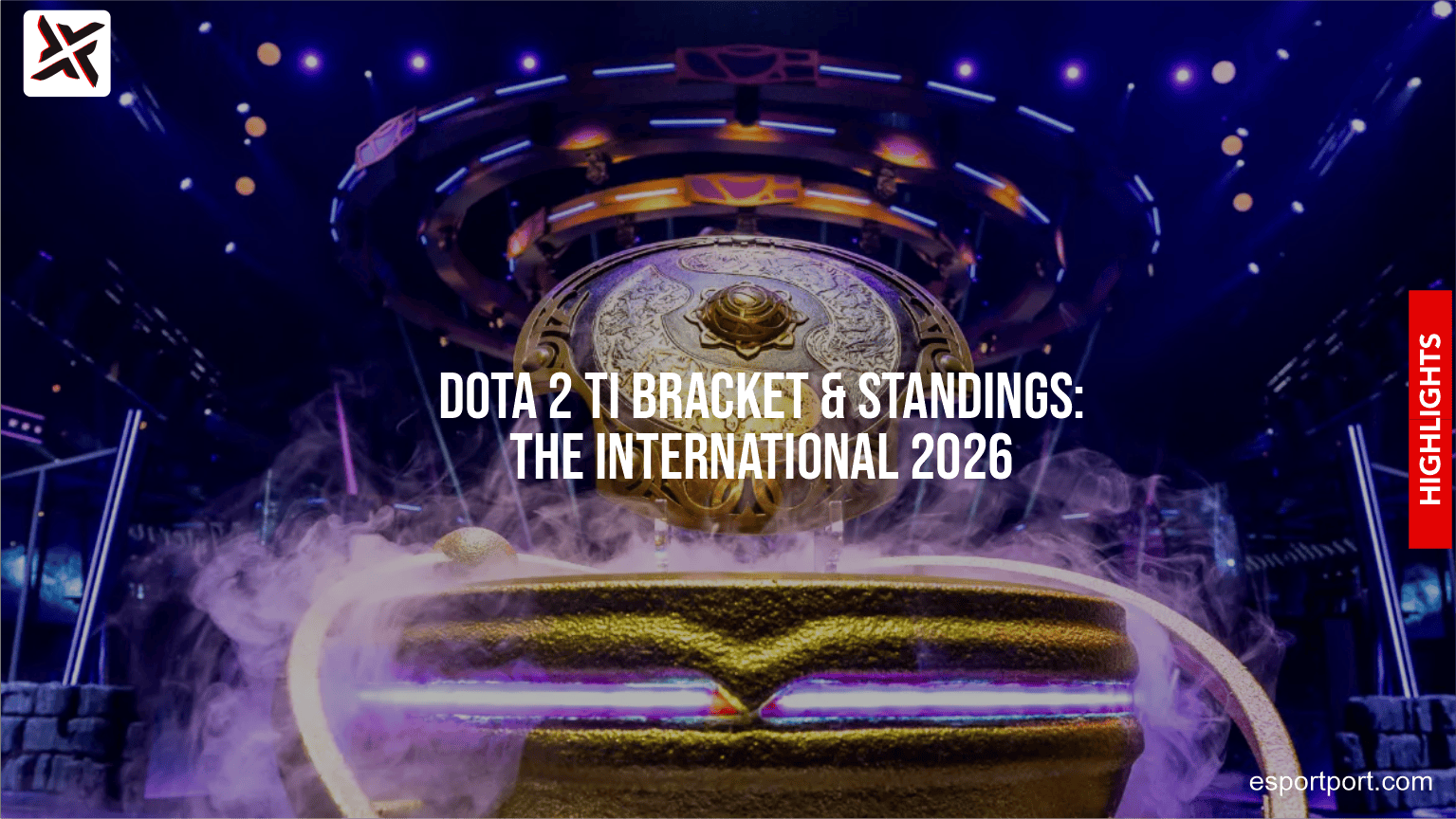 Dota 2 TI Bracket & Standings: The International 2026