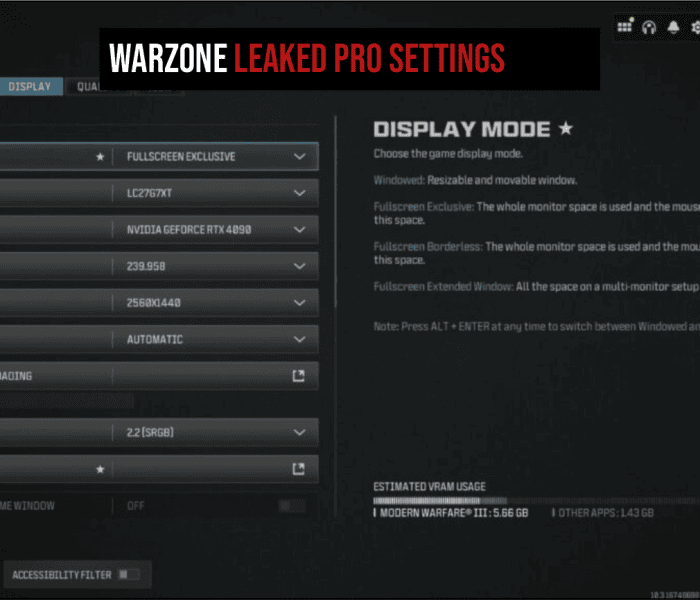 Warzone Leaked Pro Settings: The Zero-Recoil Aim Assist Glitc