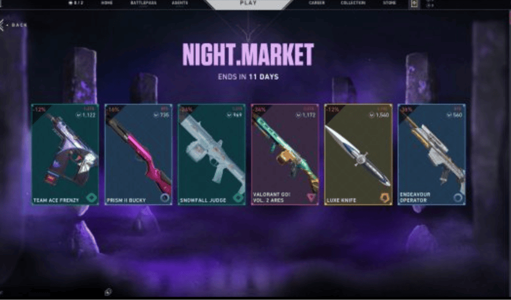 when is the next night market valorant