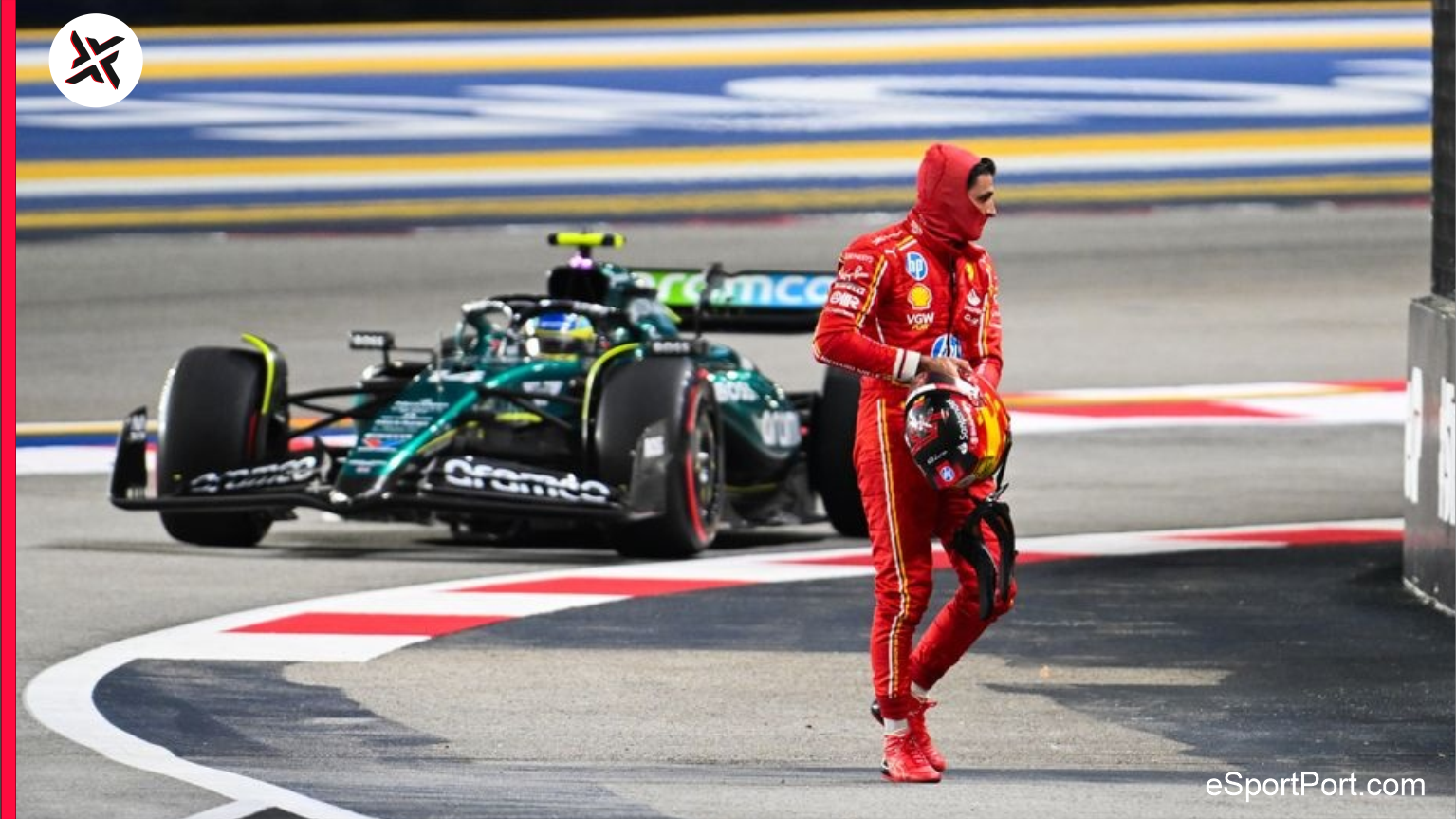 Carlos Sainz Singapore Crash: Q3 Fallout | EsportPort