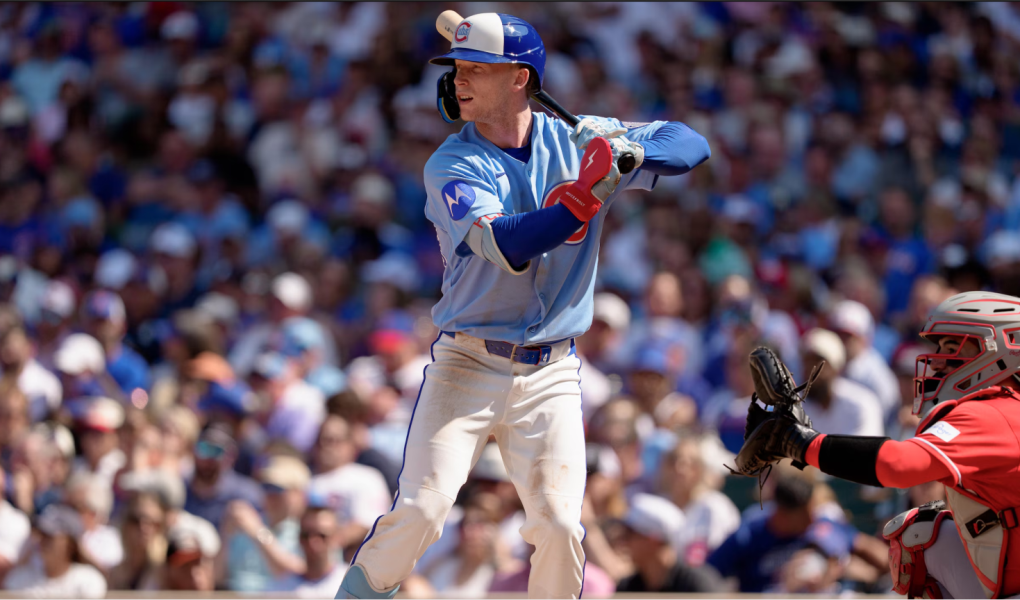 Chicago Cubs vs Atlanta Braves box score, Pete Crow-Armstrong home run Braves, David Peterson pitching line, NL Wild Card standings 2026