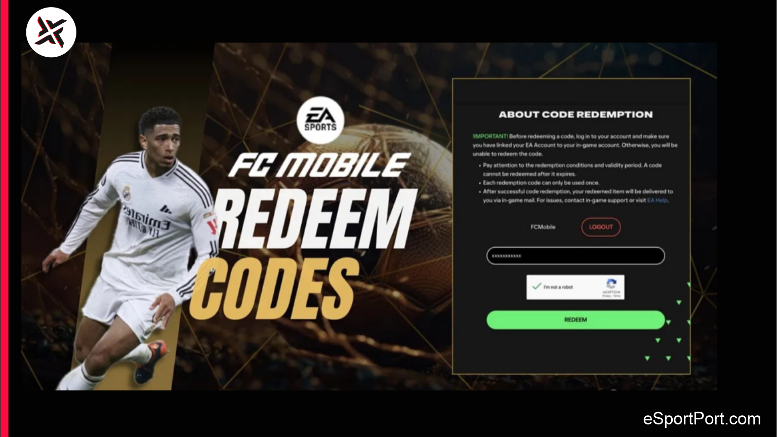 FC Mobile Redeem Codes: Free Gems Packs | EsportPort