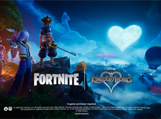 Fortnite v42.20 downtime, Fortnite Keyblade mythic weapon, Fortnite Sora skin leak, Fortnite Traverse Town POI