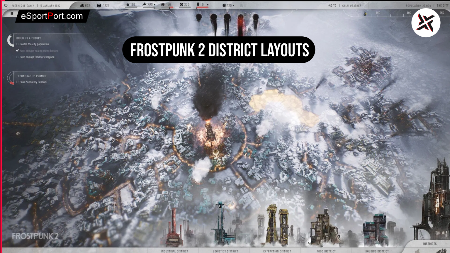 Frostpunk 2 District Layouts: Heat Guide | EsportPort
