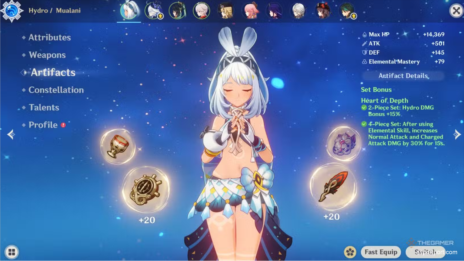 Genshin Impact Mualani Best Build: Weapons & Teams