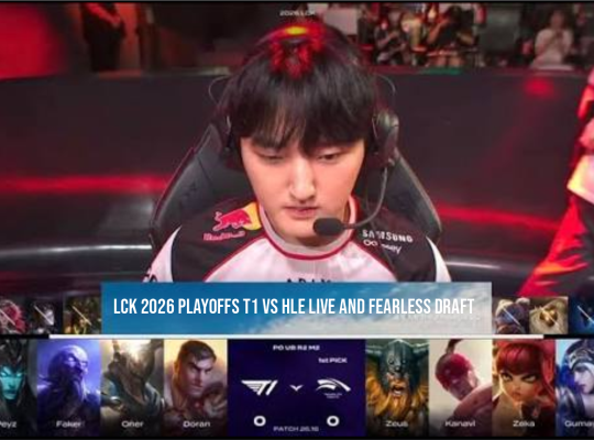 LCK 2026 Playoffs T1 vs HLE Live and Fearless Draft
