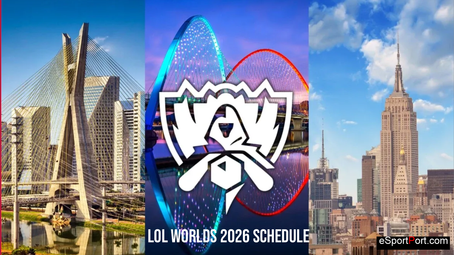 LoL Worlds 2026 Schedule: Swiss Stage Draw | EsportPort