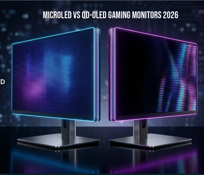 best OLED monitor for gaming 2026, MicroLED burn in test, QD-OLED text clarity issues, WOLED vs QD-OLED vs MicroLED