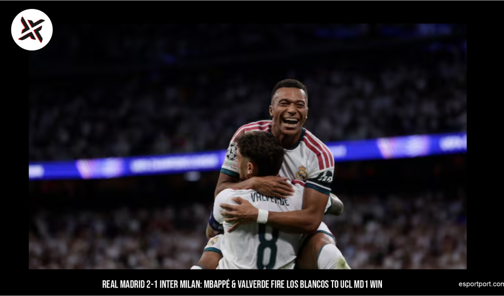 Real Madrid vs Inter Milan Result | Mbappé & Valverde UCL Debut Win — Champions League MD1