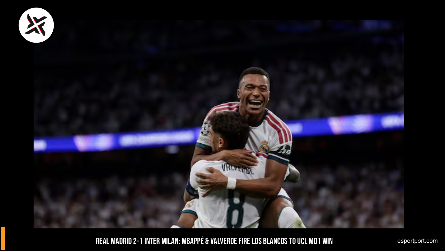 Real Madrid vs Inter Milan Result | Mbappé & Valverde UCL Debut Win — Champions League MD1