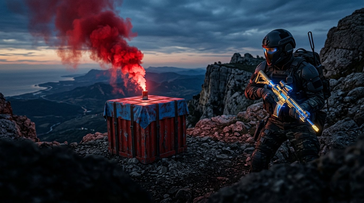 BGMI redeem codes today September 30 2026 military airdrop crate and custom golden M416 skin