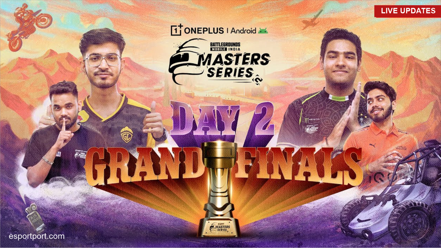 GMS Grand Finals Day 2 Live: Match Results & Points Table Updates