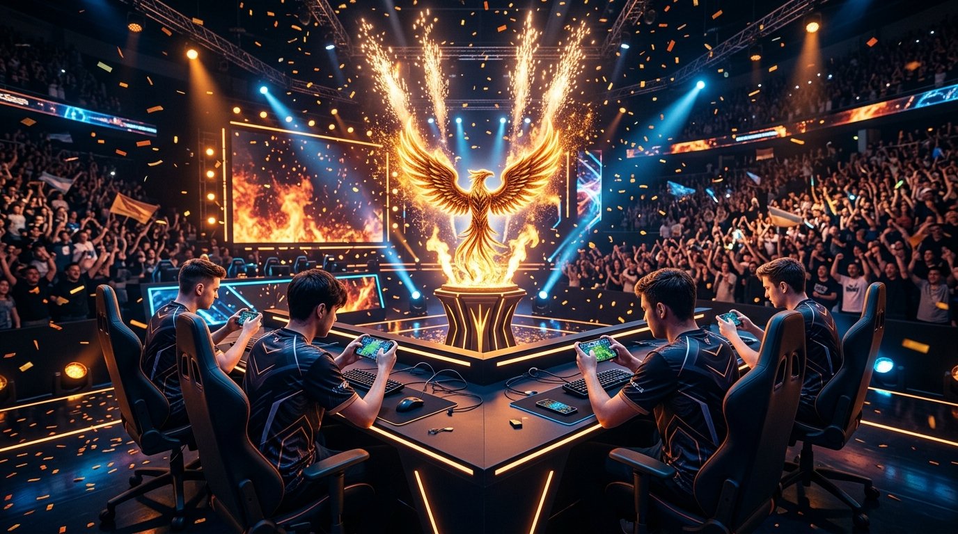 FFMIC 2026 Fall and FFWS 2026 Global Finals Bangkok mobile esports championship stage and trophy