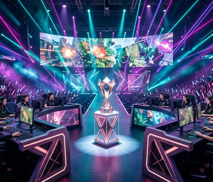 Valorant Game Changers Championship 2026 Sao Paulo Brazil arena stage and radiant crystal trophy