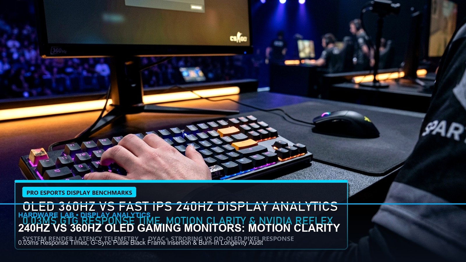 Best 1440p 240Hz vs 360Hz Gaming Monitors for Esports Input Lag Shootout
