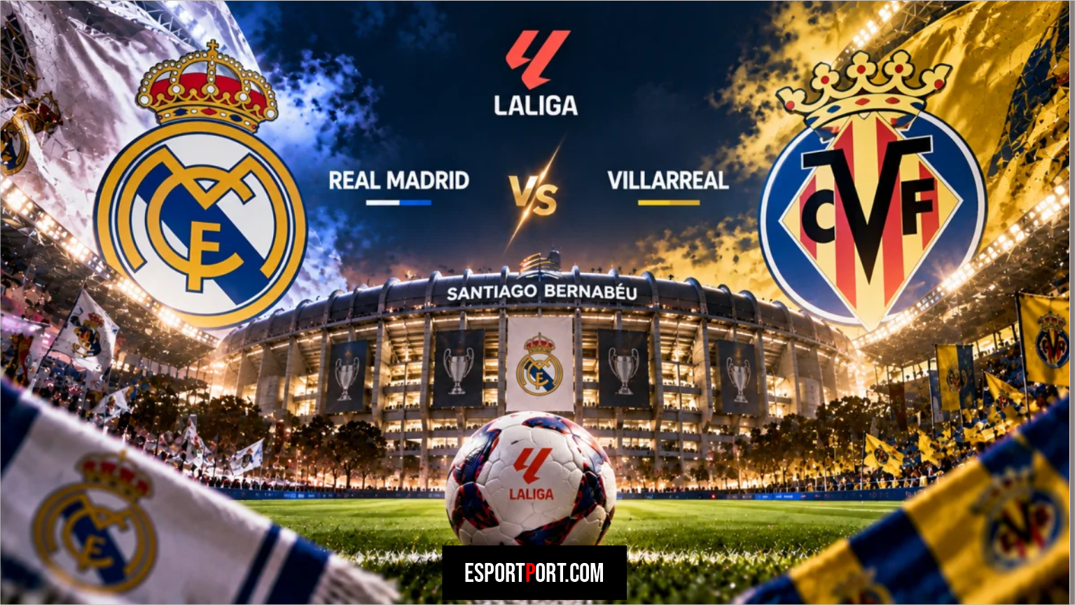 Real Madrid vs Villarreal Sunday preview La Liga standings lineups and sportsbook odds