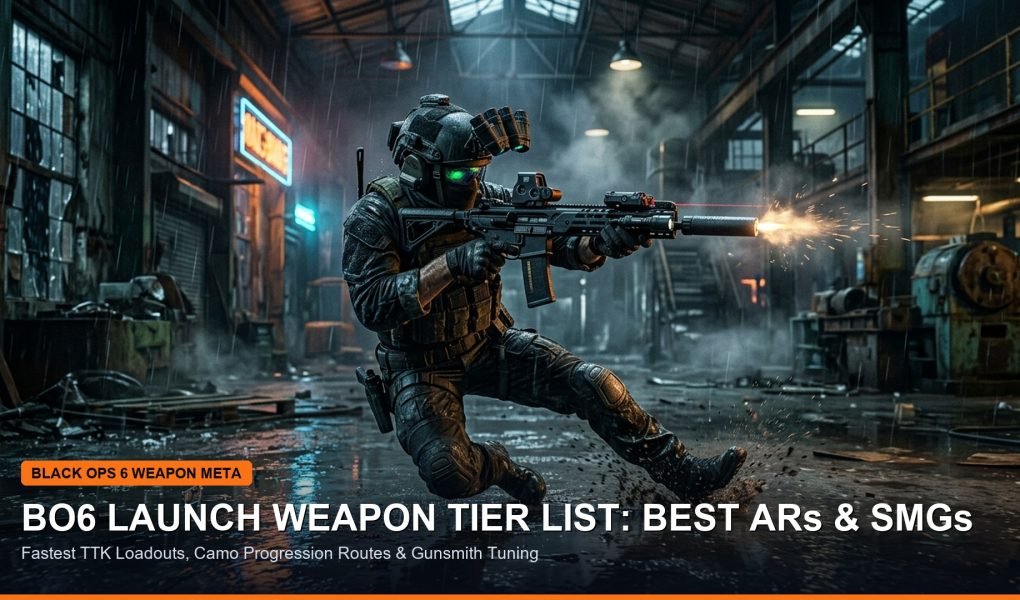 Black Ops 6 Launch Weapon Tier List Best XM4 C9 Gunsmith Loadouts TTK Stats