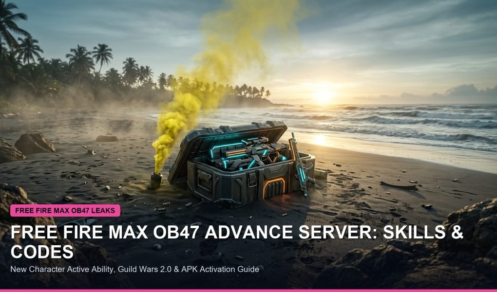 Free Fire MAX OB47 Advance Server Registration New Character Skills Activation Code