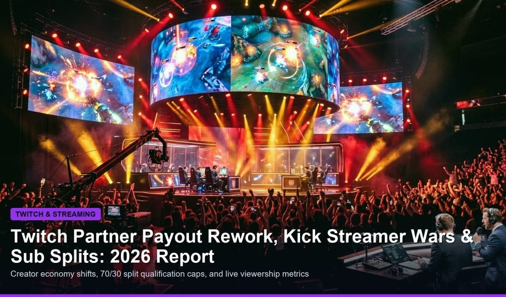 Twitch partner payout rework Kick streamer split contract report banner