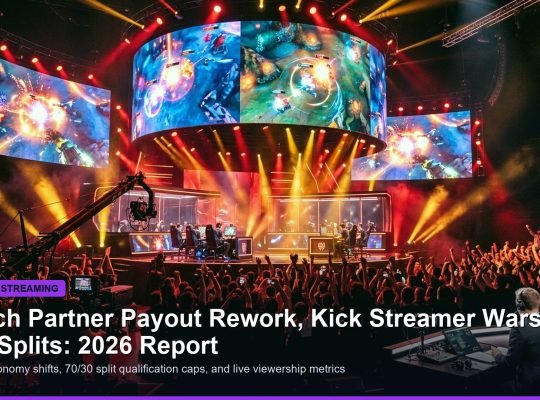 Twitch partner payout rework Kick streamer split contract report banner