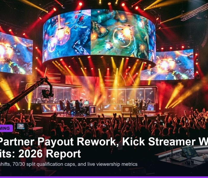 Twitch partner payout rework Kick streamer split contract report banner