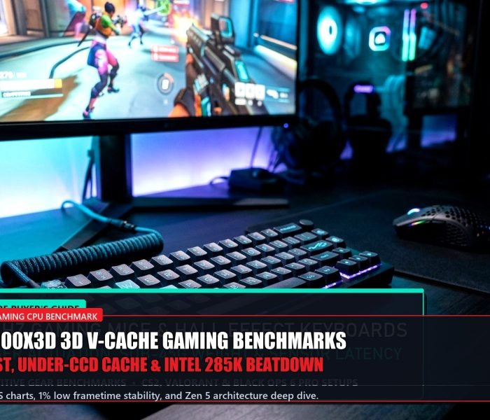 AMD Ryzen 7 9800X3D Gaming Benchmarks Telemetry