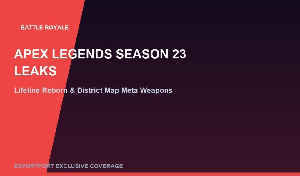 Apex Legends Season 23 meta tier list 2026 ranked legend pick rates