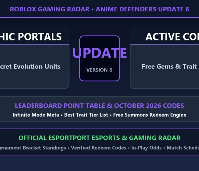 Anime Defenders Update 6 codes leaderboard standings and free gems