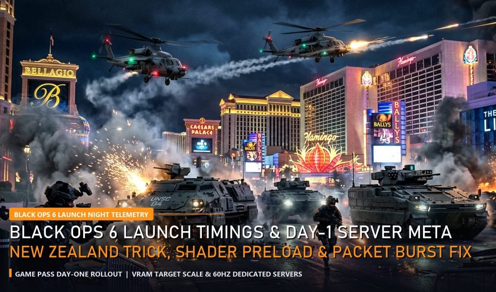 Call of Duty Black Ops 6 Launch Night Telemetry New Zealand Trick and Packet Burst Fix