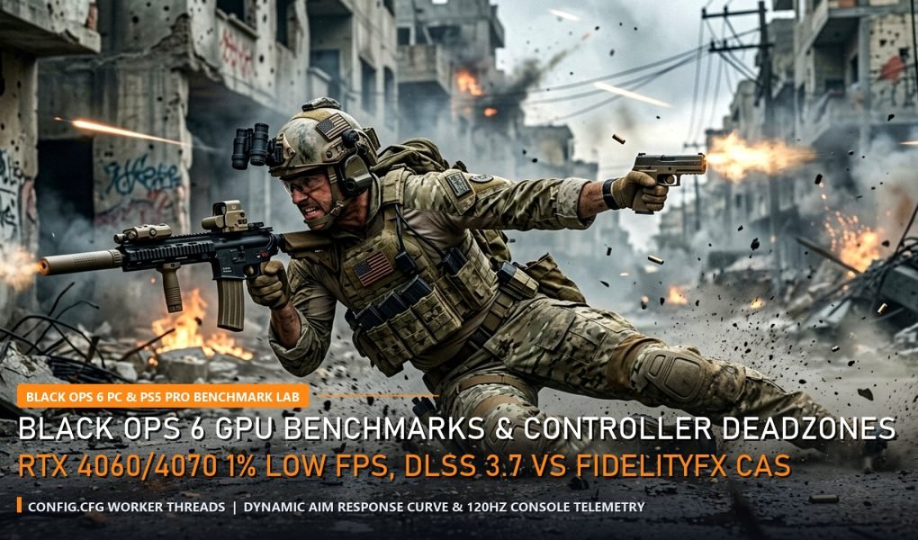 Call of Duty Black Ops 6 PC GPU Benchmarks DLSS vs FidelityFX CAS and Controller Deadzones