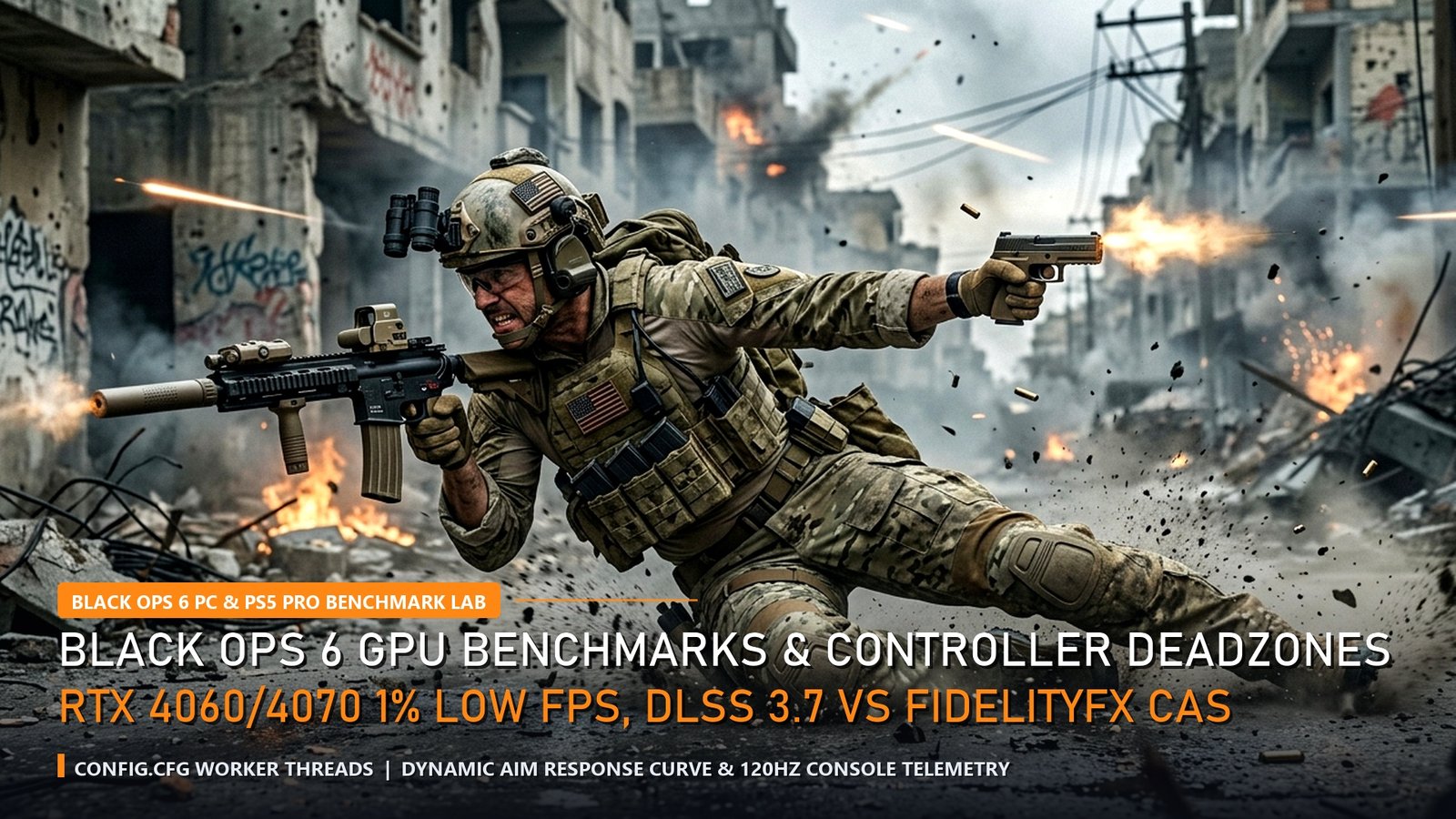 Call of Duty Black Ops 6 PC GPU Benchmarks DLSS vs FidelityFX CAS and Controller Deadzones
