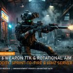 Black Ops 6 TTK Analytics Weapon Damage Profiles and Rotational Aim Assist close-up operator slide