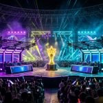 Brawl Stars World Finals 2026 Tokyo tournament stage under vibrant stadium floodlights