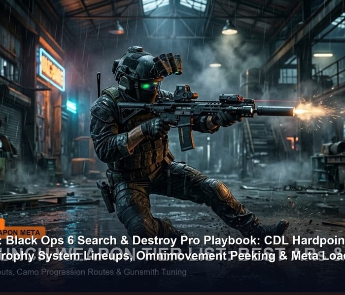 Call Of Duty Black Ops 6 Search Destroy Pro Playbook Cdl Hardpoint Rotations Trophy System Lineups Omnimovement Peeking Meta Loadouts