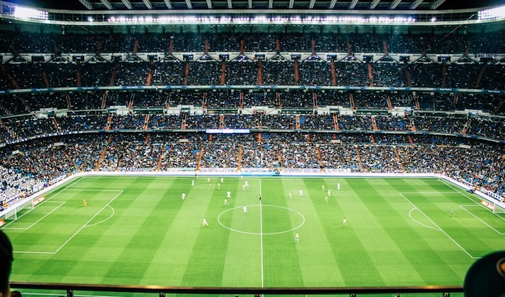 La Liga El Clasico Stadium Floodlights