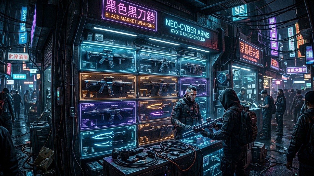 Marvel Rivals Futuristic Cyberpunk City